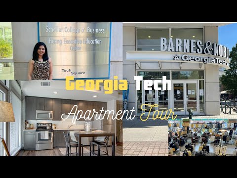 Finalized my New Apartment at Georgia Tech!!!! | Tour inside Barnes and Nobles