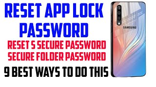 Reset Applock Password Reset S secure password 9 best ways to reset applock password screenshot 5