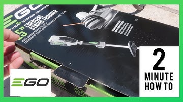 EGO: 15 Inch Cordless String Trimmer-Unboxing and Put Together-Simple and Easy
