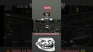 🔥 Girls vs Boys DR Driving Challenge! 😱#viral #ytshorts #gaming #video #popular #like