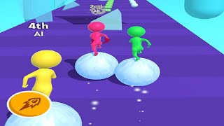 Snow Ball Run ⛄❄️ *ALL LEVELS* Gameplay (Android,iOS) | Levels 1-2 screenshot 5