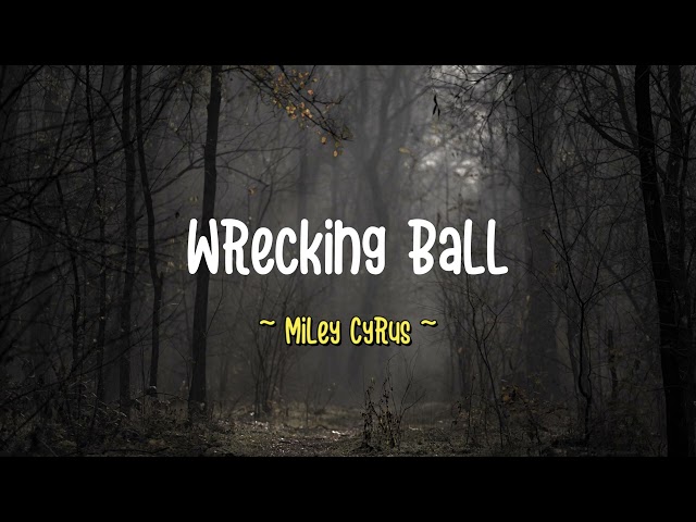 Miley Cyrus - Wrecking Ball // Speed Up class=