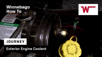 Winnebago Journey How-To: Exterior Engine Coolant