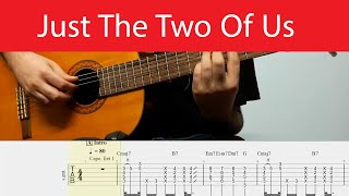 Just The Two Of Us Guitar Cover With Tabs(Kenneth Acoustic Version)