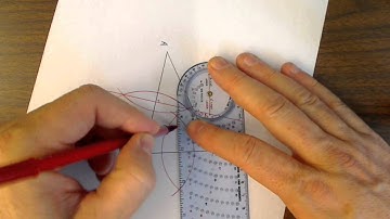 Construction 10 Circumscribe a circle about a triangle