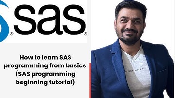 Learn SAS programming from zero I SAS programming tutorial for beginner