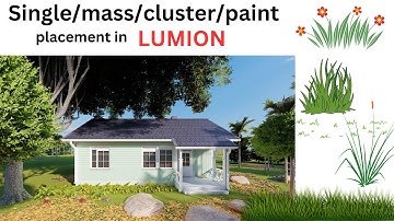 placement in Lumion- mass ,cluster ,paint placement | mass placement | cluster placement | Lumion