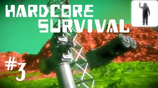 ANTI-SPIDER DEFENSES | Space Engineers HARDCORE Survival | Episode 3
