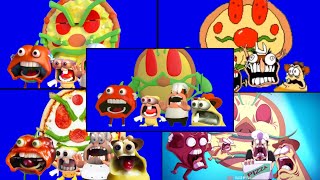 Pizza Tower Screaming Meme In Different Versions