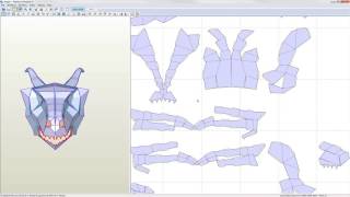 Pepakura Designer 4 Tutorial - Transforming your 3D model into a 2D pattern