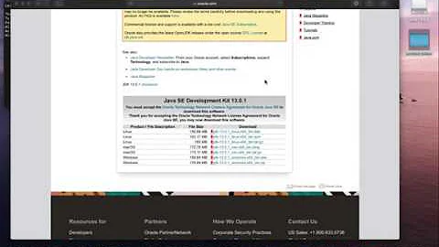 Installing Java (JDK 13) on Mac Os Catalina