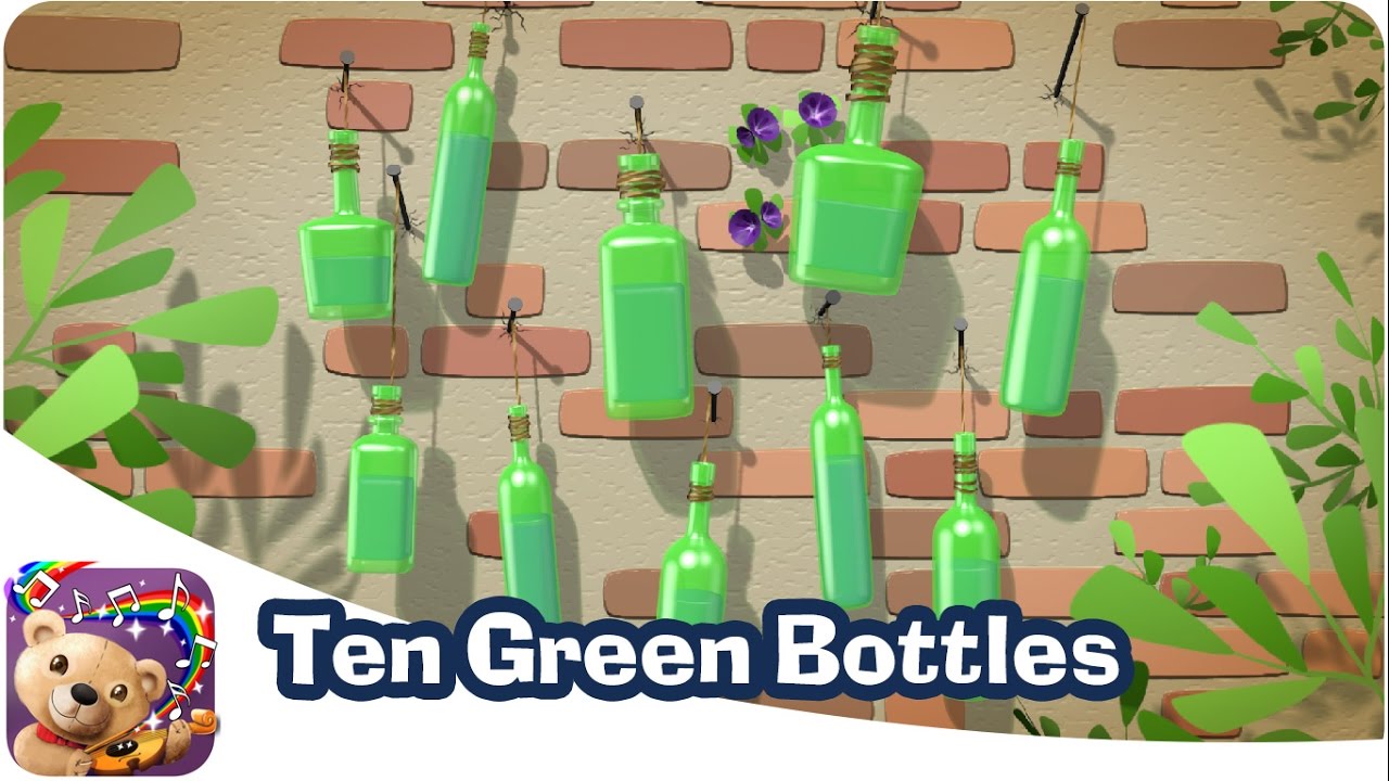 10 Green Bottles Hanging on the Wall - YouTube