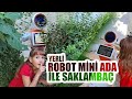 Türkiye'nin ilk yerli robotu Mini Ada evimize misafir geldi, saklambaç oynadık.