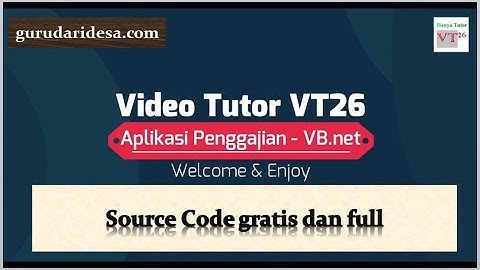 Demo Aplikasi Penggajian | VB.Net