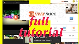 Viva video editor tutorial screenshot 3