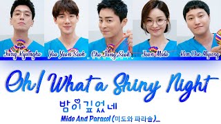 Mido And Falasol (미도와 파라솔) Oh! What A Shiny Night 밤이깊었네 (Drama Ver.) Hospital Playlist OST Lyrics/가사