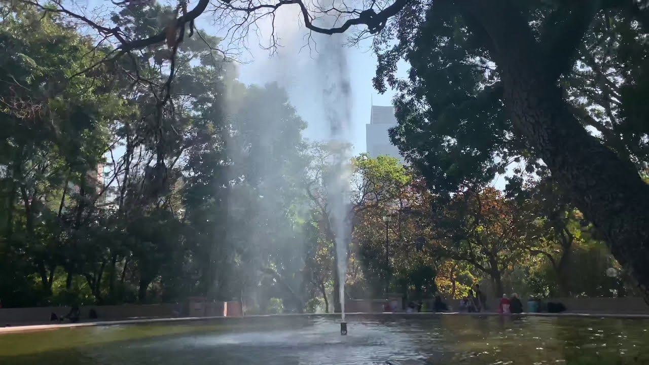 Hong Kong Fountain at Park Kowloon Park (Water Garden) (Day Time) 香港
