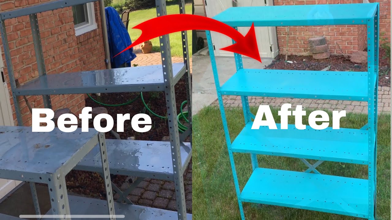 Spray Painting Shelfs | DIY Easy Projects | first time Spray Painting ...