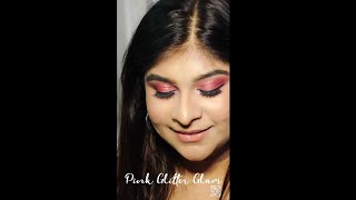 Pink glitter glam 