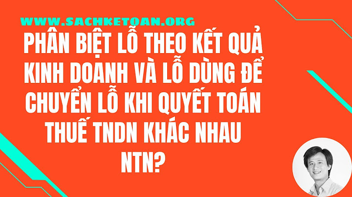 Bút toán hạch toán thuế và chuyển lỗ năm 2024