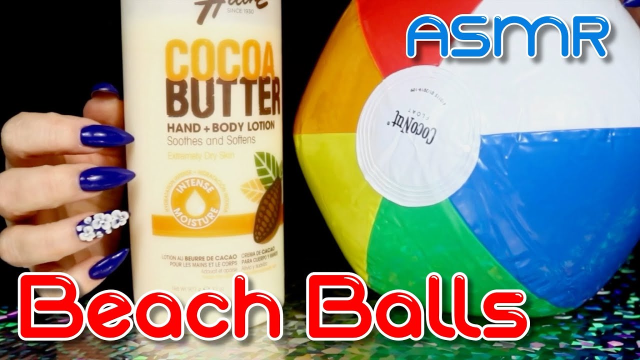 ASMR BEACH BALLS | Blowing Up, Tapping, Sticky Fingers, Lotion & Popping | No Talking | JoWi ASMR ASMR BEACH BALLS | Blowing Up, Tapping, Sticky Fingers, Lotion & Popping | No Talking | JoWi ASMR