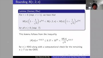 Kevin Gomez -- Bounds for coefficients of the f(q) mock theta function