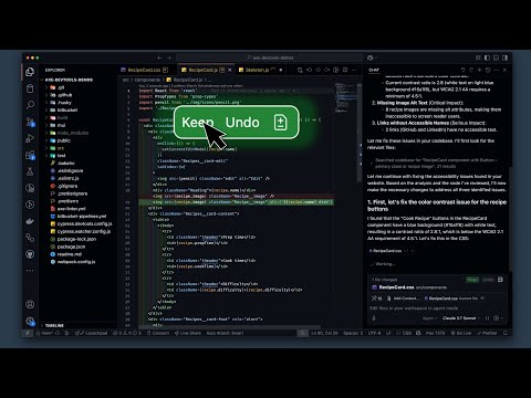 One-click fix: Get suggestions to make your code accessible in the IDE