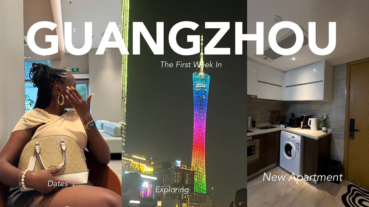 1st Week in CHINA, New Big Girl Apartment,shopping & settling in , Exploring Guangzhou City -VLOG