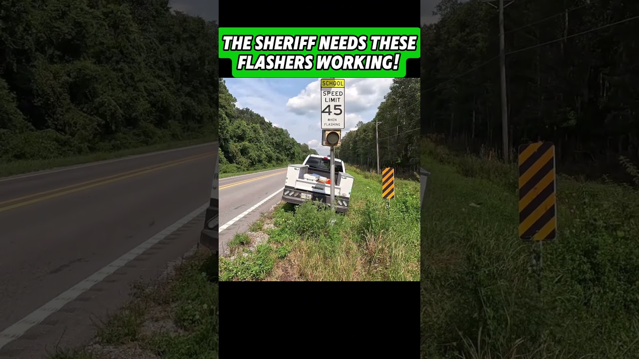 School Zone Flasher Repair!