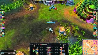 Zed blind shuriken over blue wall