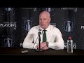 John Hynes reacts after Wild eliminate Stars from Stanley Cup Playoffs