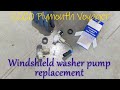 Windshield washer pump replacement. 2000 Plymouth Voyager/Dodge Caravan.