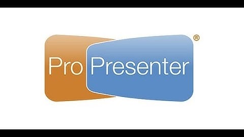 Propresenter Install