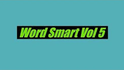 wordmaster vol 5