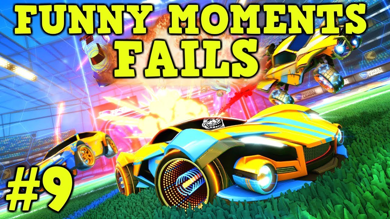 ROCKET LEAGUE FAILS & Funny Moments #9! (Funny Gameplay Compilation ...