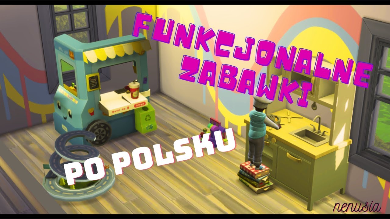 The Sims 4 Mody Po Polsku Funkcjonalne zabawki do The Sims 4 - po polsku 😱 #mody #popolsku #