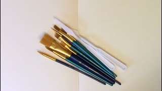 Acrylic Paint Brushes 101: Different Types & How to Use Them