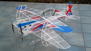 Su-26 F3P Low Budget Contra Drive Biplane V2 build Video | Tobi-Style