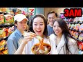 Eating ONLY Korean Convenience Store Food at 3AM *Losing our minds