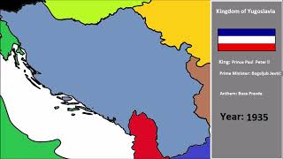 History of Kingdom of Yugoslavia #mapping #yugoslavia