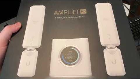 Ubiquiti Amplifi HD Mesh Wifi Router Review