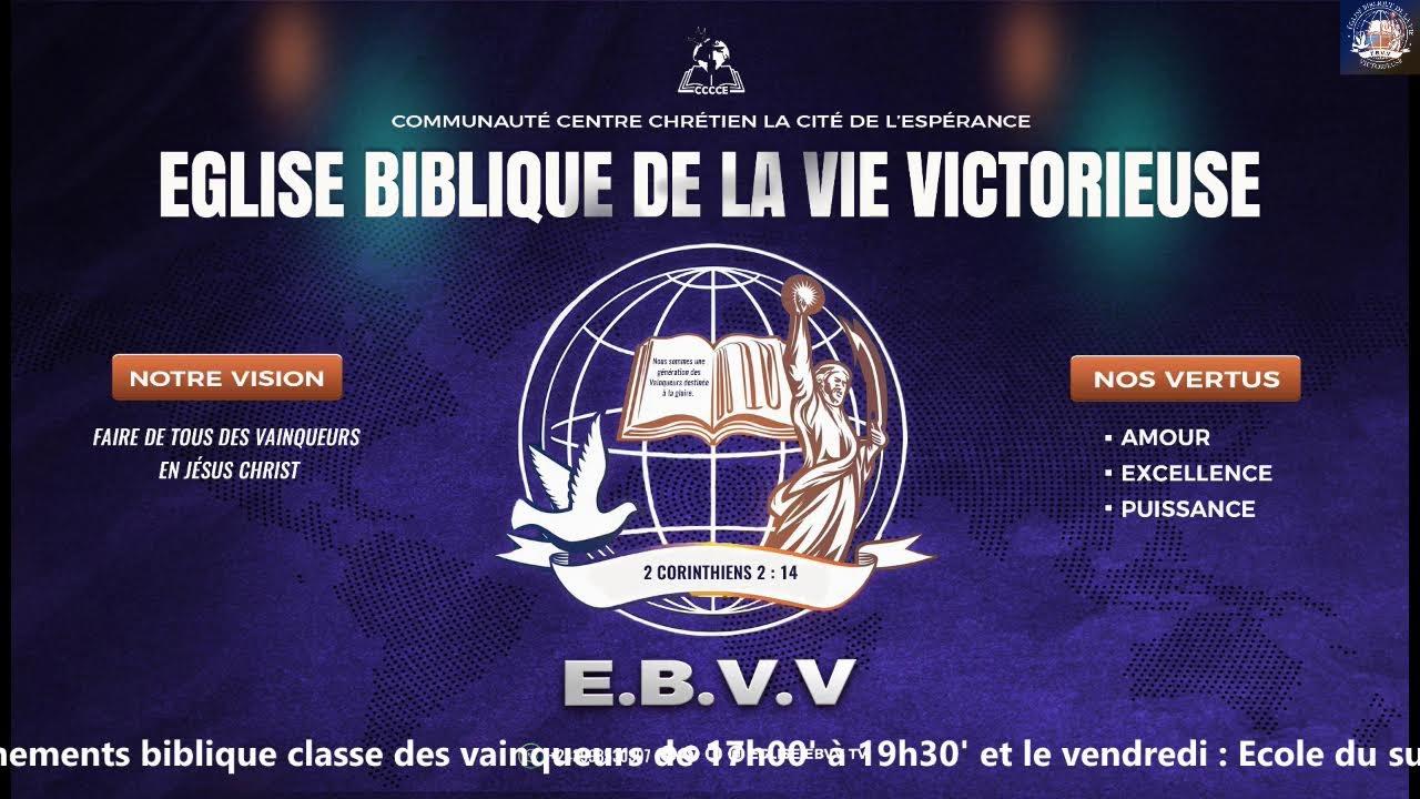 Classe des vainqueurs du mercredi 11/02/2026 (Culte d'enseignement)