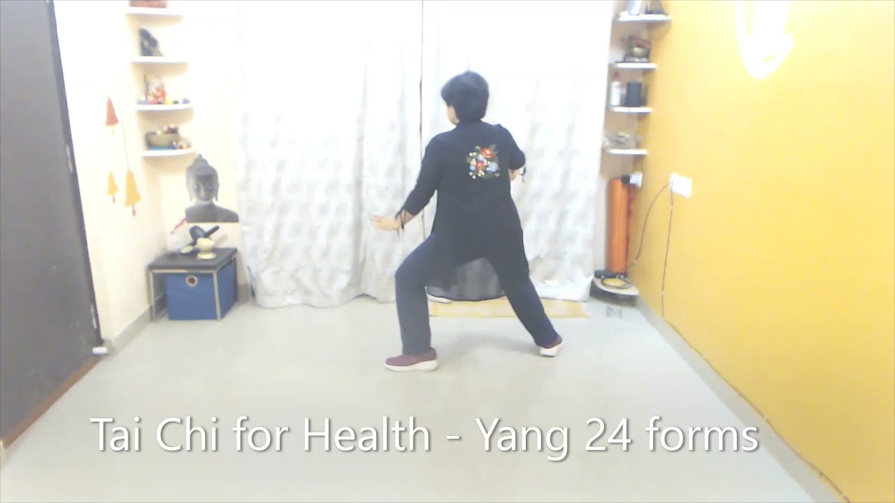 Yang 24 - Sylvia Das, Master Trainer, Tai Chi for Health. Contact +91 7022258036 for class detail