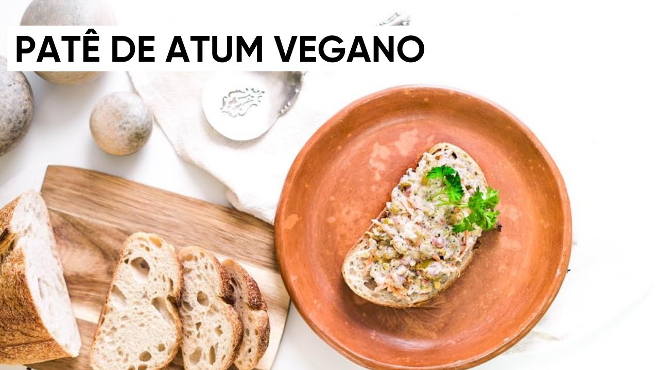 PATÊ DE ATUM VEGANO? PATÊ DE GRÃO DE BICO COM GOSTO DE MAR