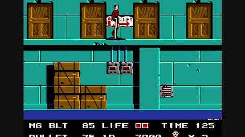 Lets Quickly Play Rolling Thunder (NES) - Part 1: KKK Hats