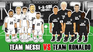 ⚽️5-A-SIDE MESSI vs RONALDO!⚽️ Feat Mbappe, Zlatan, Haaland, Mbappe & more! Frontmen Season 1.11