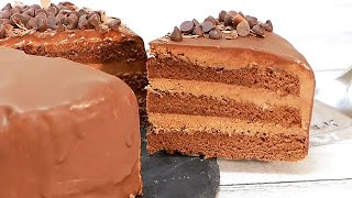 チョコレートケーキの作り方How to Make the Chocolate Cake