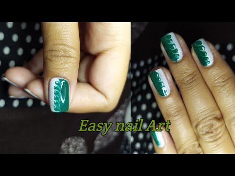 Neutral Nails With Green Tips and White Floral Nail Art, Coffin Shape, 24  Pack, Comes With Glue, Nail File and Cuticle Stick - Etsy Israel