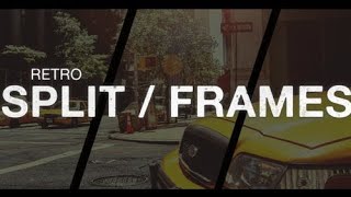 After Effects Template | Retro Split Frames Slideshow