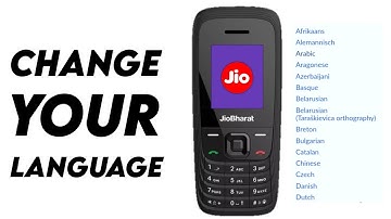 Jio Bharat Phone Me Language Kaise Change Kare | Jio Bharat Mein Bhasha Kaise Badlen